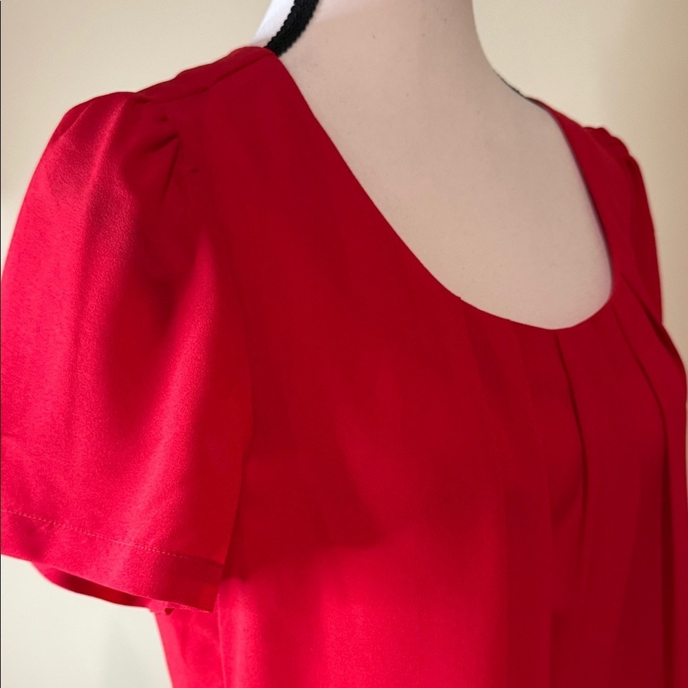 Red Women's Top - Picture 2 of 10